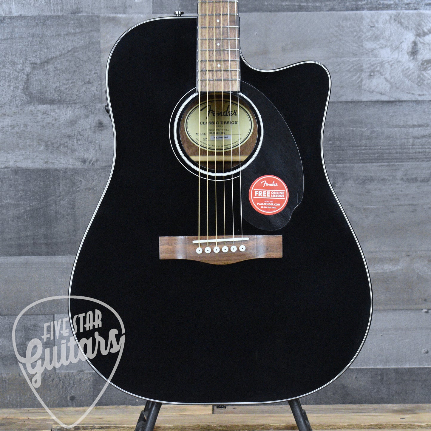 Fender CD-60SCE - Black