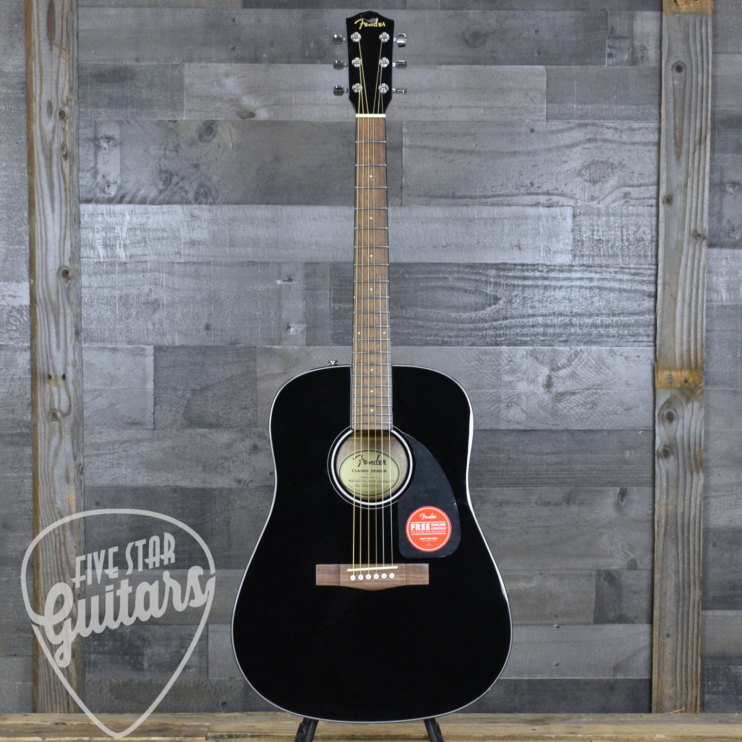 Fender CD-60 Dreadnought V3 - Black Gloss with Hard Shell Case