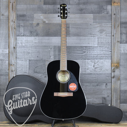Fender CD-60 Dreadnought V3 - Black Gloss with Hard Shell Case