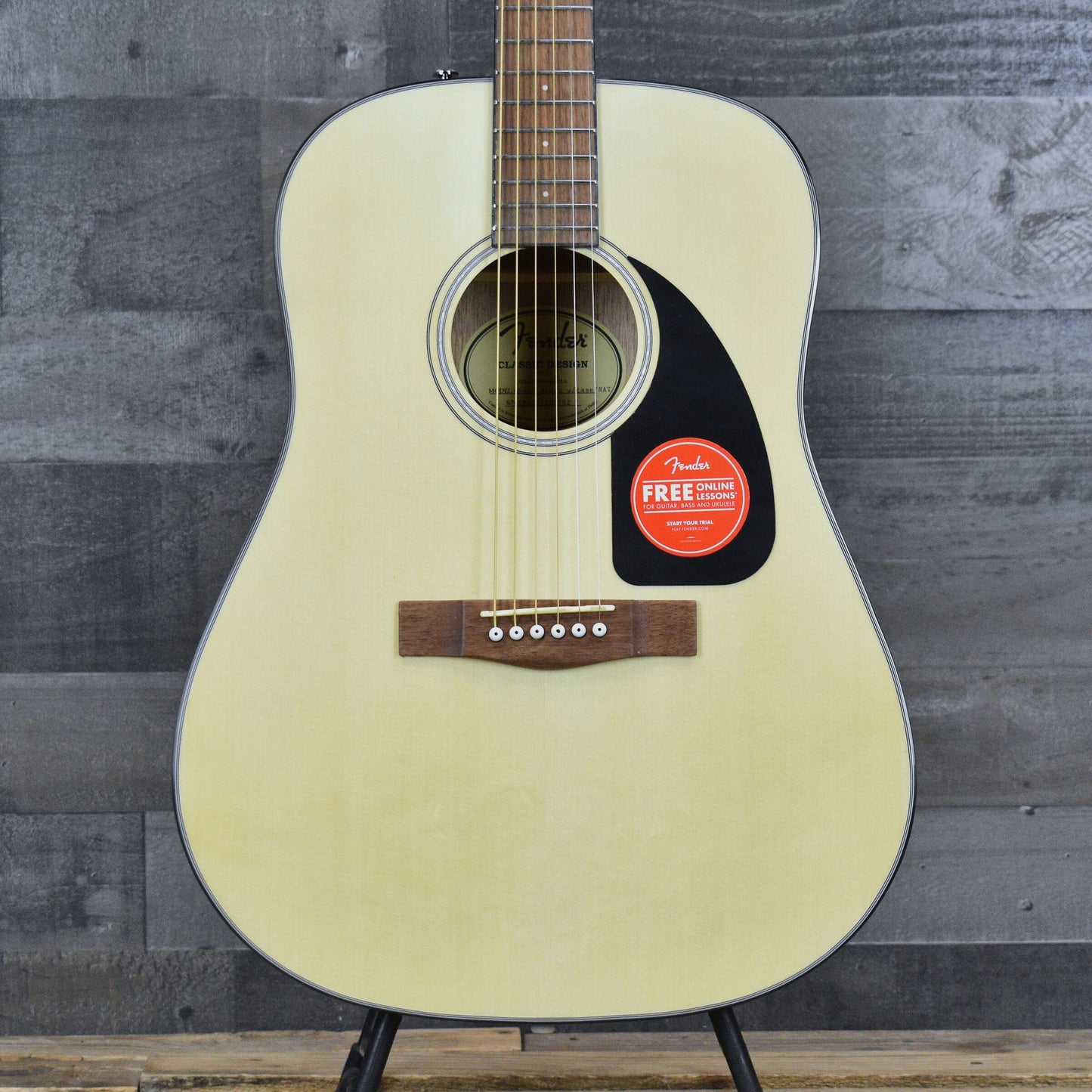 Fender CD-60 Dreadnought V3 - Natural Gloss with Hard Shell Case