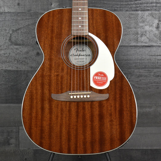 Fender California Standard Monterey E Sapele Top Ivory Pickguard - Natural Sapele