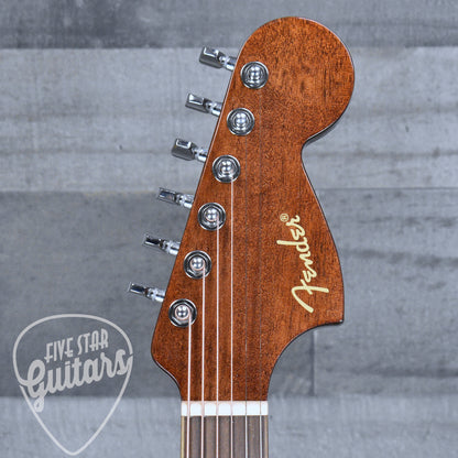 Fender California Standard Monterey E Spruce Top Black Pickguard - 3-Color Sunburst