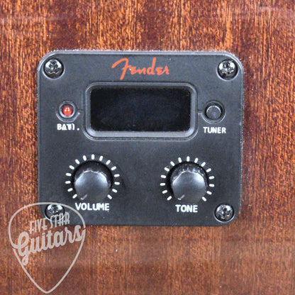 Fender California Standard Monterey E Spruce Top Black Pickguard - 3-Color Sunburst