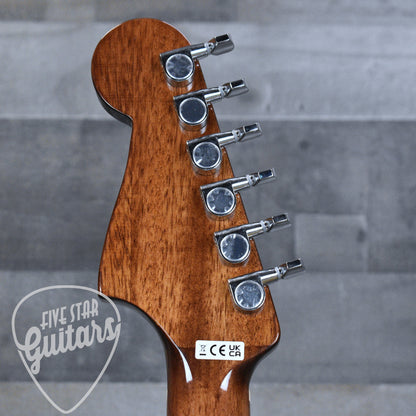 Fender California Standard Redondo CE Spruce Top Ivory Pickguard - Black