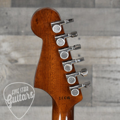 Fender California Standard Redondo CE Spruce Top Ivory Pickguard - Fiesta Red