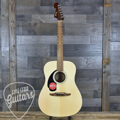 Fender California Standard Redondo Left-Handed Spruce Top Black Pickguard - Natural