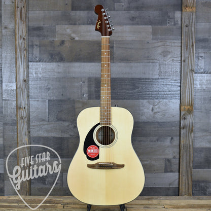 Fender California Standard Redondo Left-Handed Spruce Top Black Pickguard - Natural