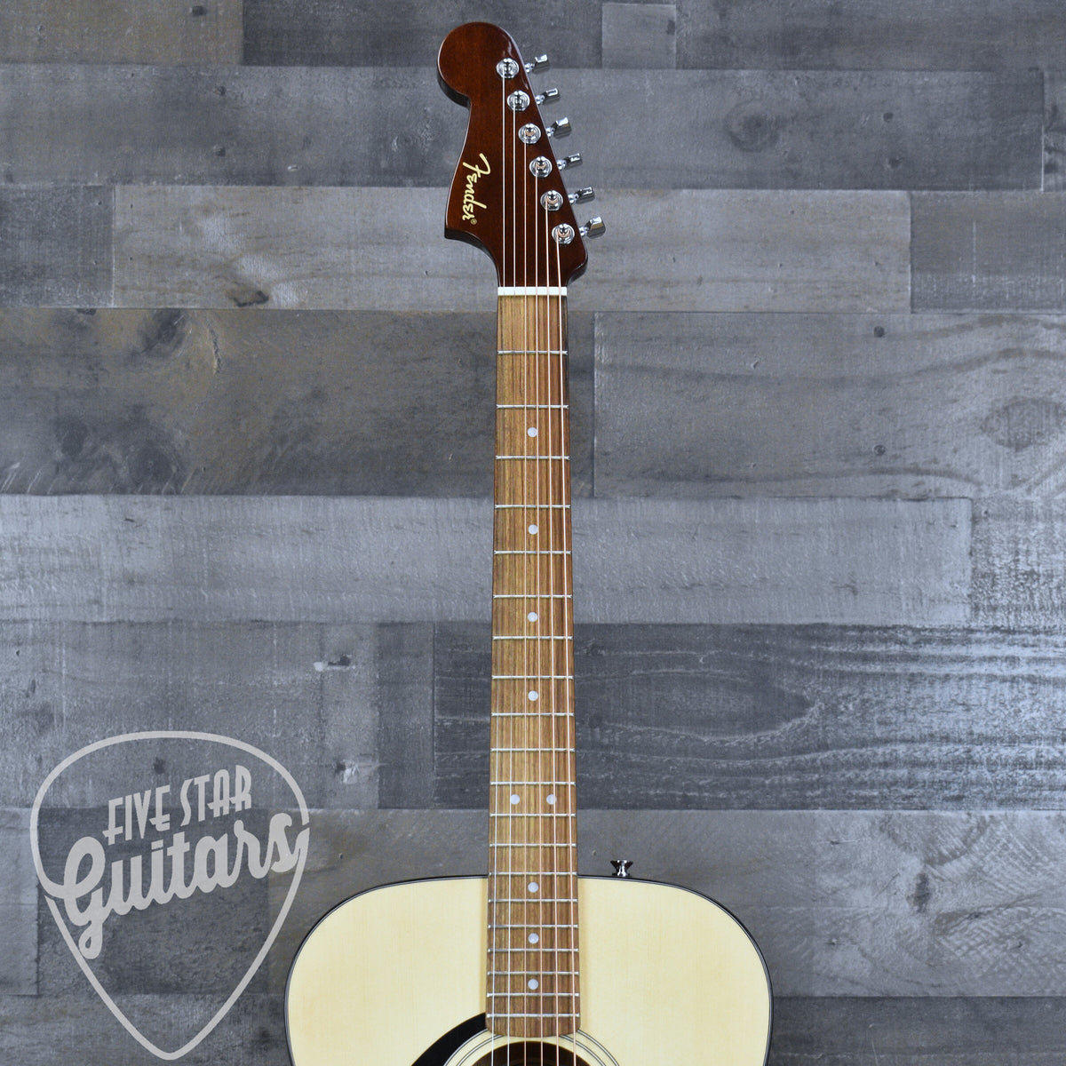 Fender California Standard Redondo Left-Handed Spruce Top Black Pickguard - Natural