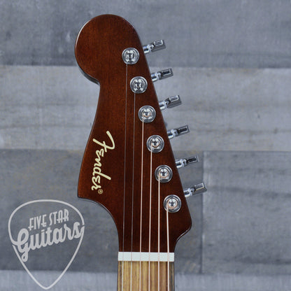 Fender California Standard Redondo Left-Handed Spruce Top Black Pickguard - Natural