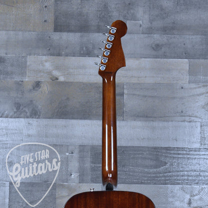 Fender California Standard Redondo Left-Handed Spruce Top Black Pickguard - Natural