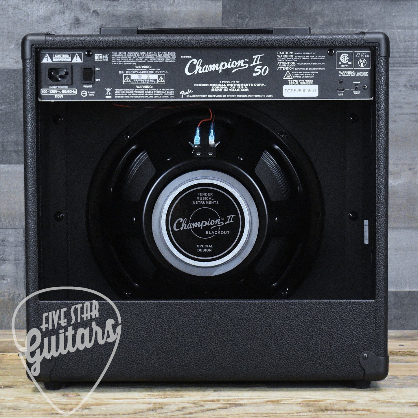 Fender Champion II 50 Blackout