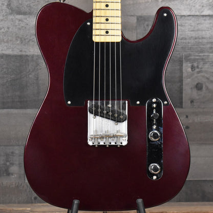 Fender Custom Shop 1950 Pine Esquire - Aged Oxblood with Hard Shell Case - Five Star Select