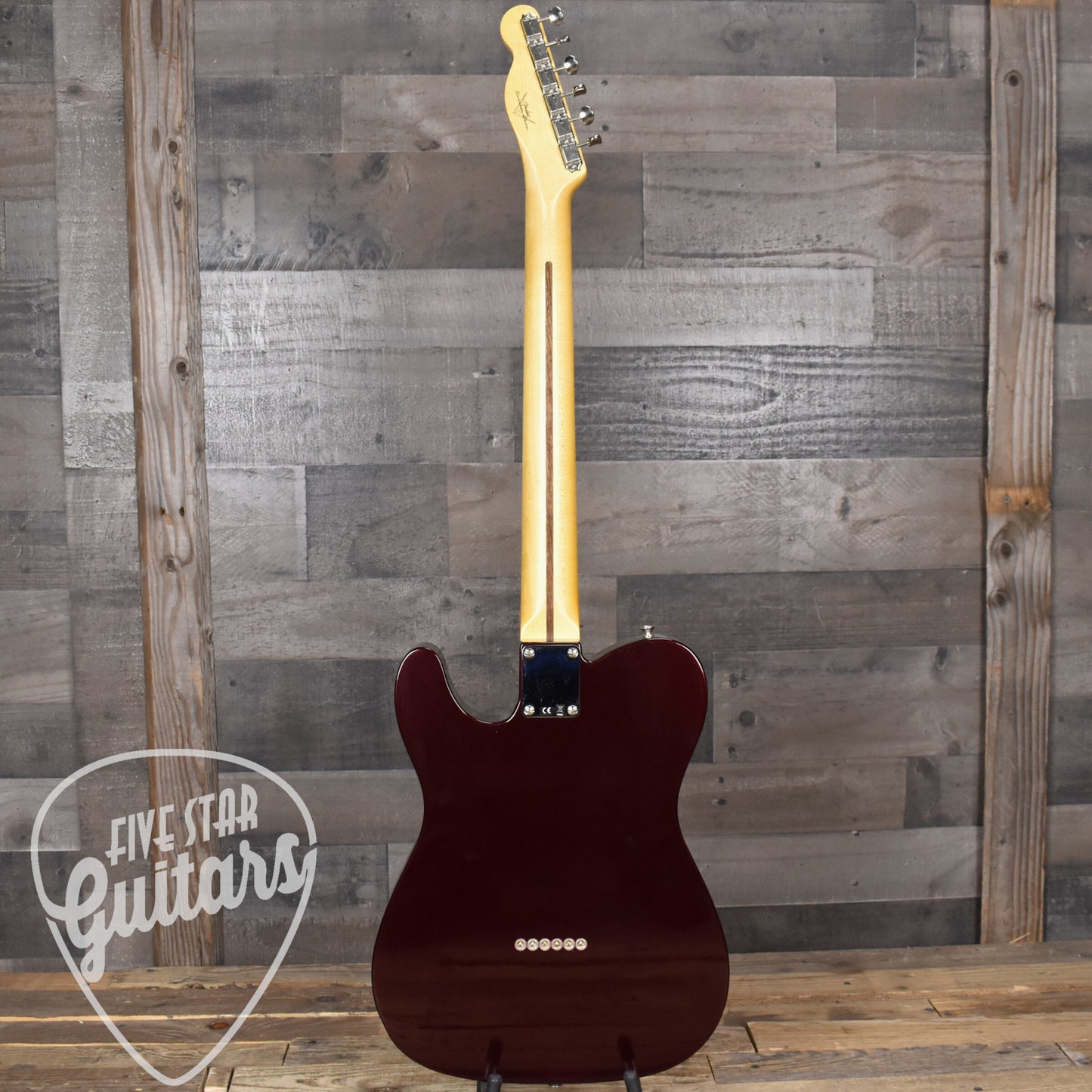 Fender Custom Shop 1950 Pine Esquire - Aged Oxblood with Hard Shell Case - Five Star Select
