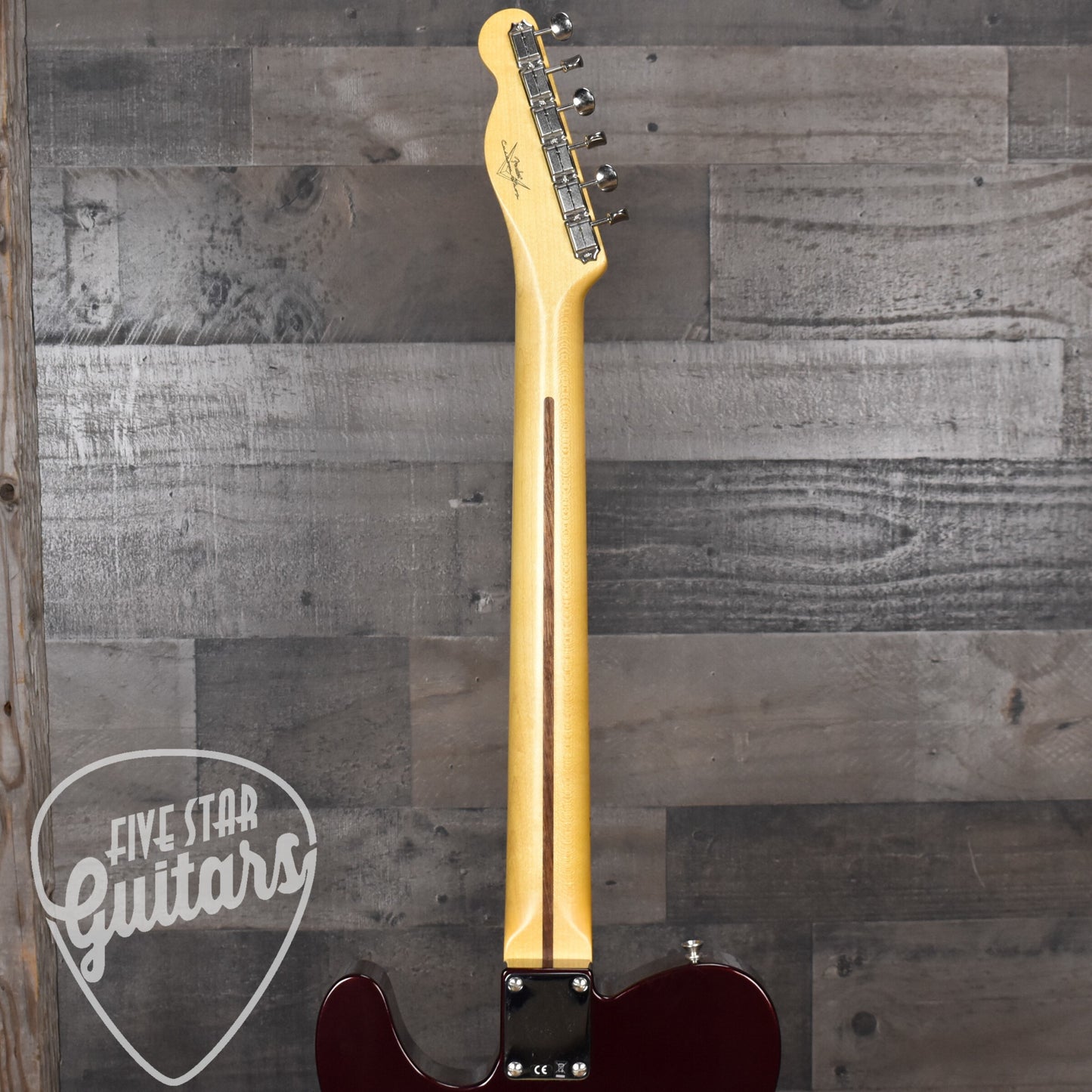 Fender Custom Shop 1950 Pine Esquire - Aged Oxblood with Hard Shell Case - Five Star Select