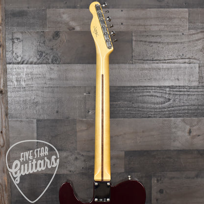 Fender Custom Shop 1950 Pine Esquire - Aged Oxblood with Hard Shell Case - Five Star Select