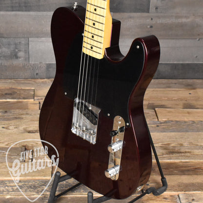 Fender Custom Shop 1950 Pine Esquire - Aged Oxblood with Hard Shell Case - Five Star Select