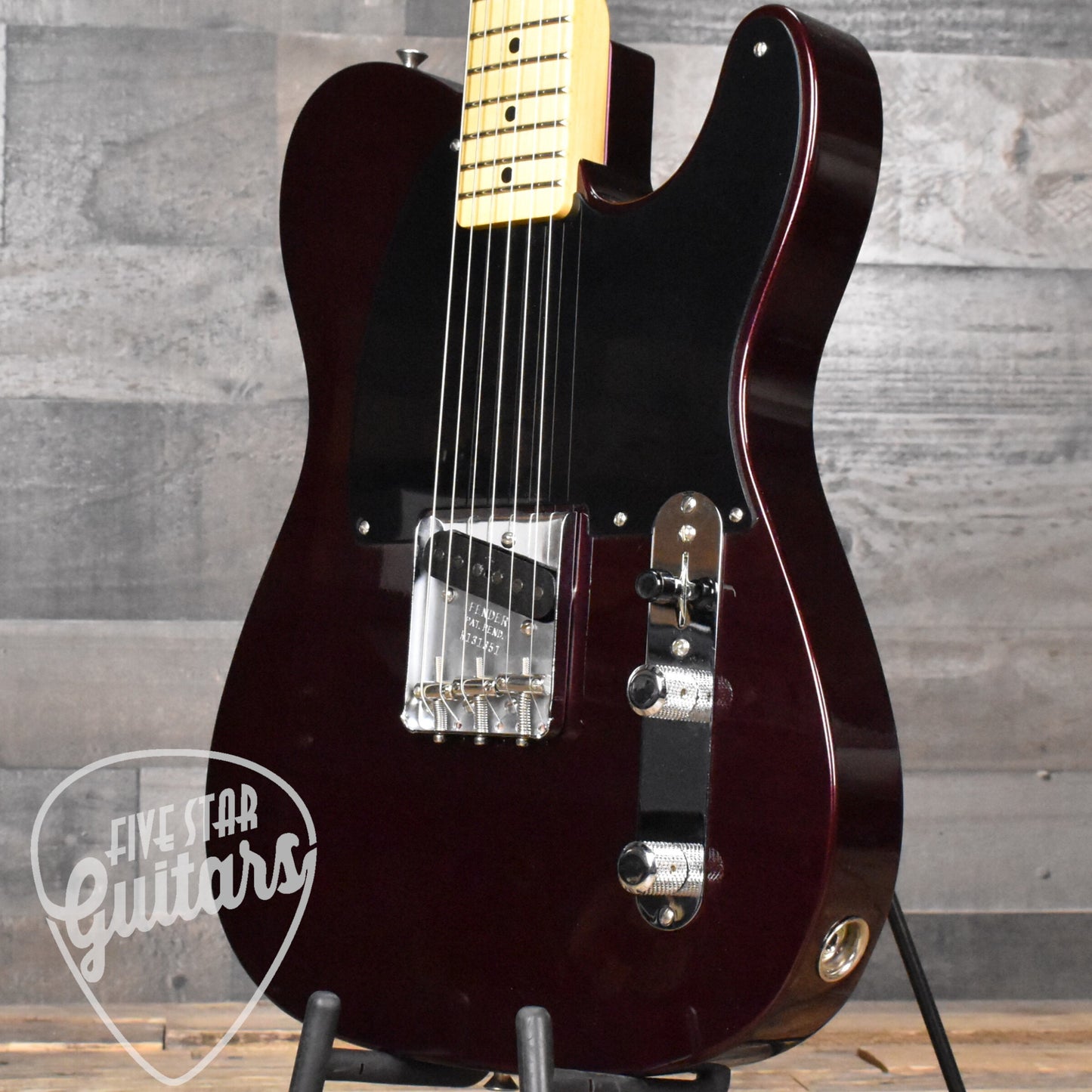 Fender Custom Shop 1950 Pine Esquire - Aged Oxblood with Hard Shell Case - Five Star Select