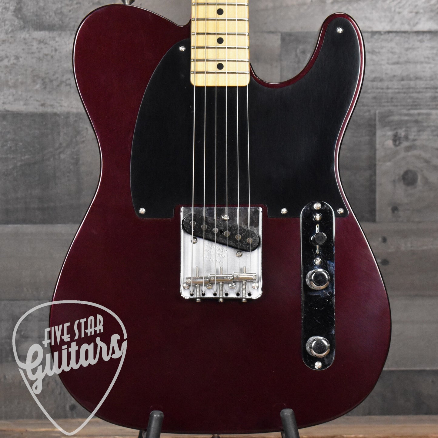 Fender Custom Shop 1950 Pine Esquire - Aged Oxblood with Hard Shell Case - Five Star Select