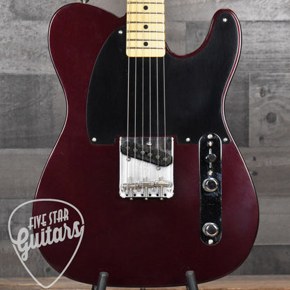 Fender Custom Shop 1950 Pine Esquire - Aged Oxblood with Hard Shell Case - Five Star Select