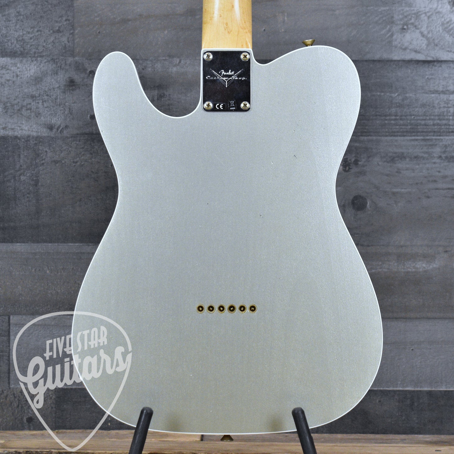 Fender Custom Shop 60s Reverse Telecaster Journeyman Relic - Champagne Metallic (Journeyman Relic) with custom shop hard shell case