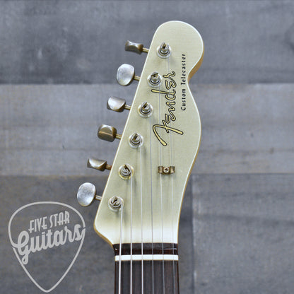 Fender Custom Shop 60s Reverse Telecaster Journeyman Relic - Champagne Metallic (Journeyman Relic) with custom shop hard shell case