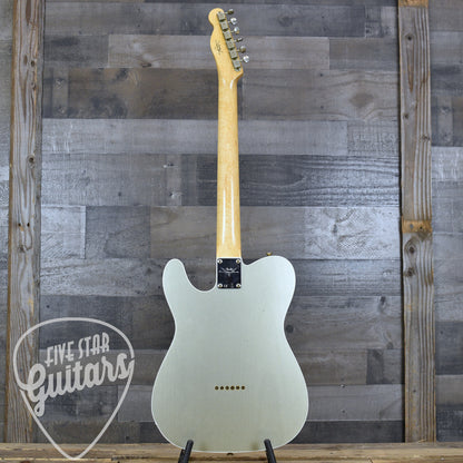 Fender Custom Shop 60s Reverse Telecaster Journeyman Relic - Champagne Metallic (Journeyman Relic) with custom shop hard shell case