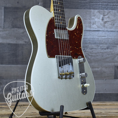 Fender Custom Shop 60s Reverse Telecaster Journeyman Relic - Champagne Metallic (Journeyman Relic) with custom shop hard shell case
