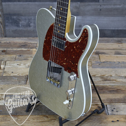 Fender Custom Shop 60s Reverse Telecaster Journeyman Relic - Champagne Metallic (Journeyman Relic) with custom shop hard shell case