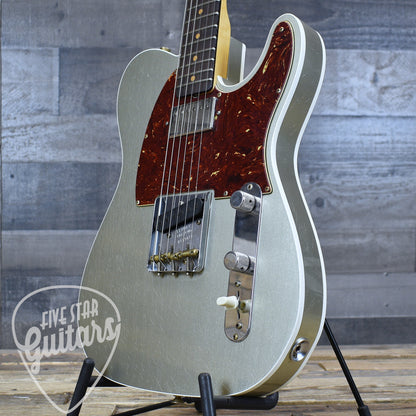 Fender Custom Shop 60s Reverse Telecaster Journeyman Relic - Champagne Metallic (Journeyman Relic) with custom shop hard shell case