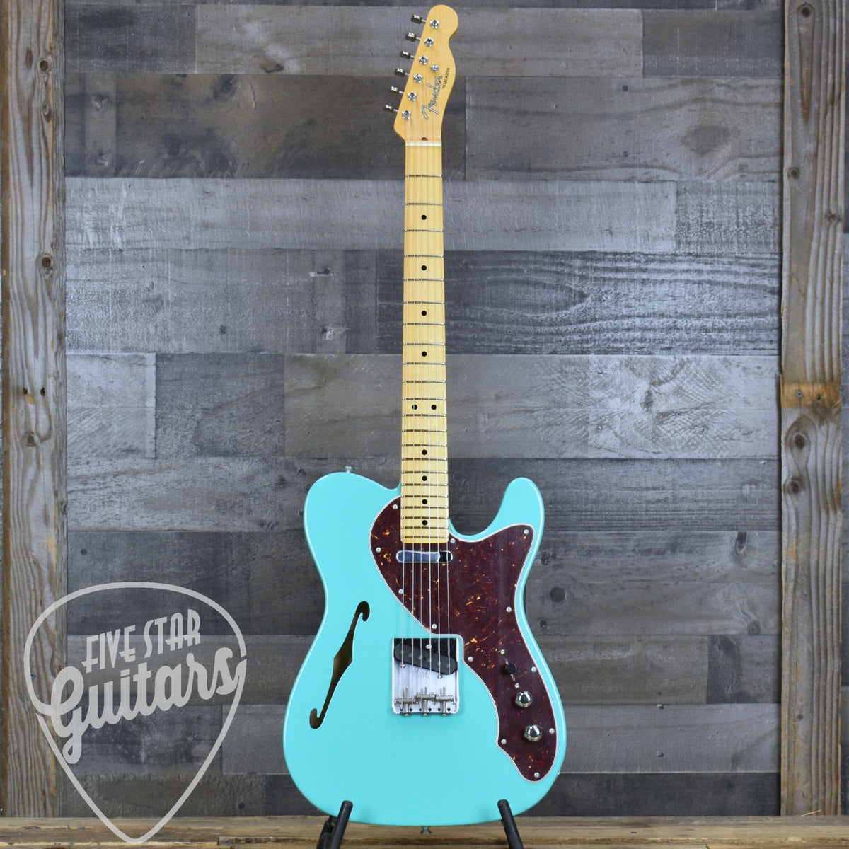 Fender Custom Shop Thinline Telecaster - Sea Foam Green with Hard Shell Case