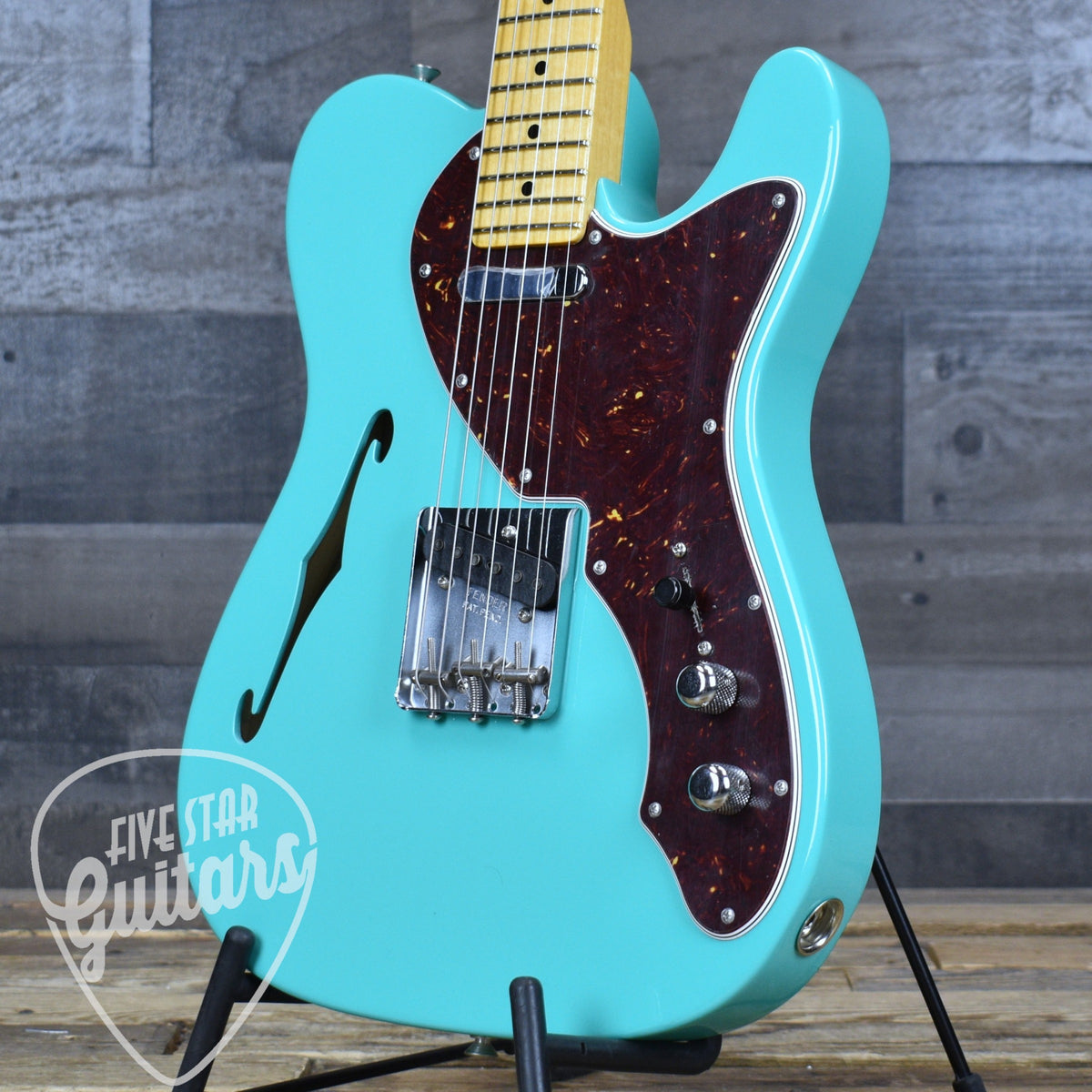 Fender Custom Shop Thinline Telecaster - Sea Foam Green with Hard Shell Case