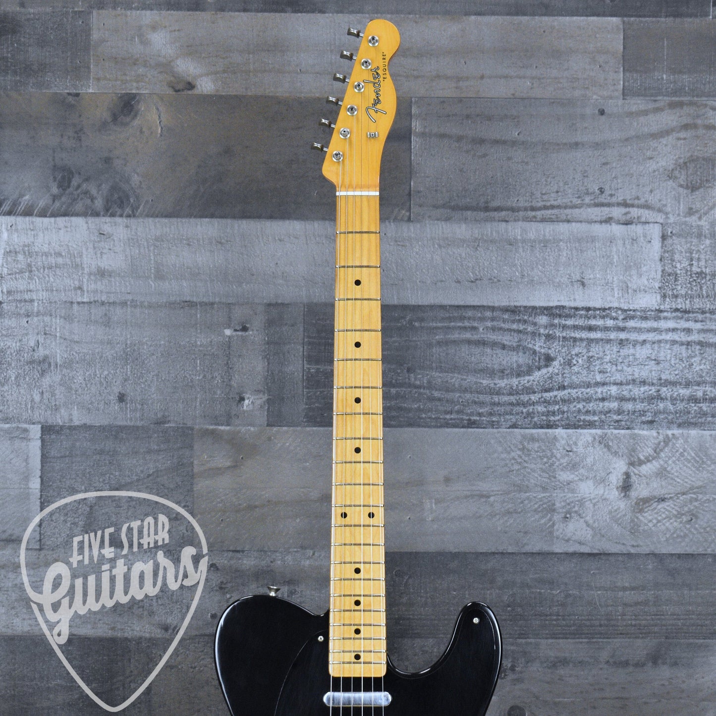 Fender Dealer Exclusive Vintera  Road Worn  '60s Double Esquire -  Black with Deluxe Gig Bag