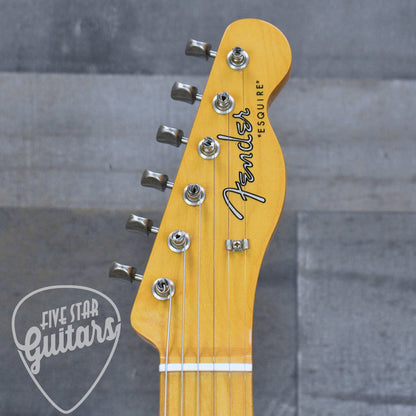 Fender Dealer Exclusive Vintera  Road Worn  '60s Double Esquire -  Black with Deluxe Gig Bag