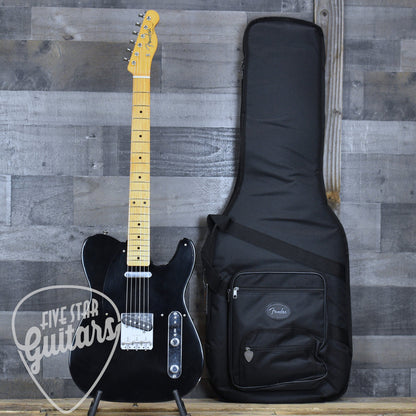 Fender Dealer Exclusive Vintera  Road Worn  '60s Double Esquire -  Black with Deluxe Gig Bag