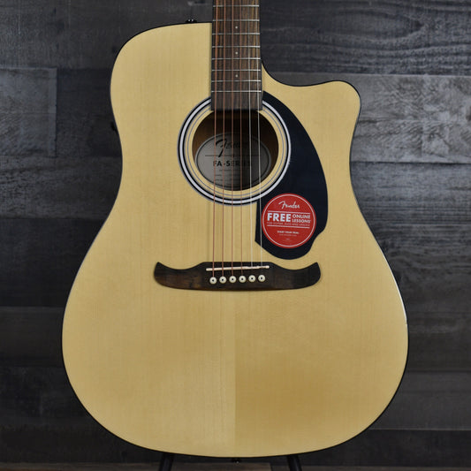 Fender FA-125CE Dreadnought Walnut Fingerboard - Natural