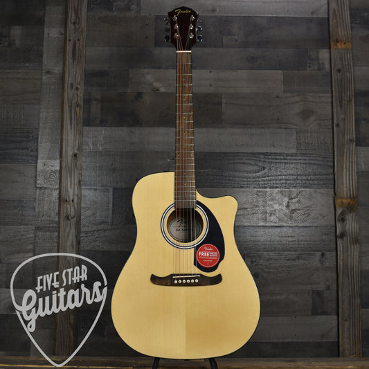 Fender FA-125CE Dreadnought Walnut Fingerboard - Natural