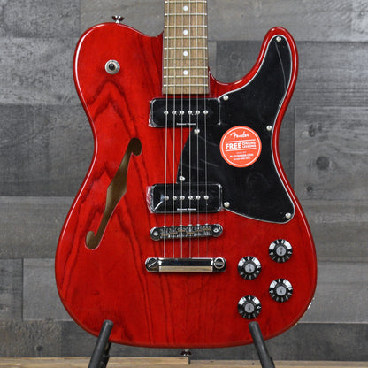 Fender JA-90 Telecaster Thinline - Crimson Red Transparent
