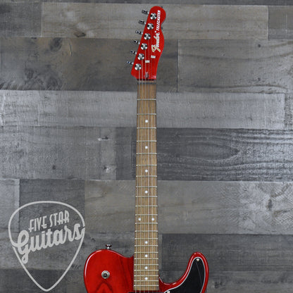 Fender JA-90 Telecaster Thinline - Crimson Red Transparent
