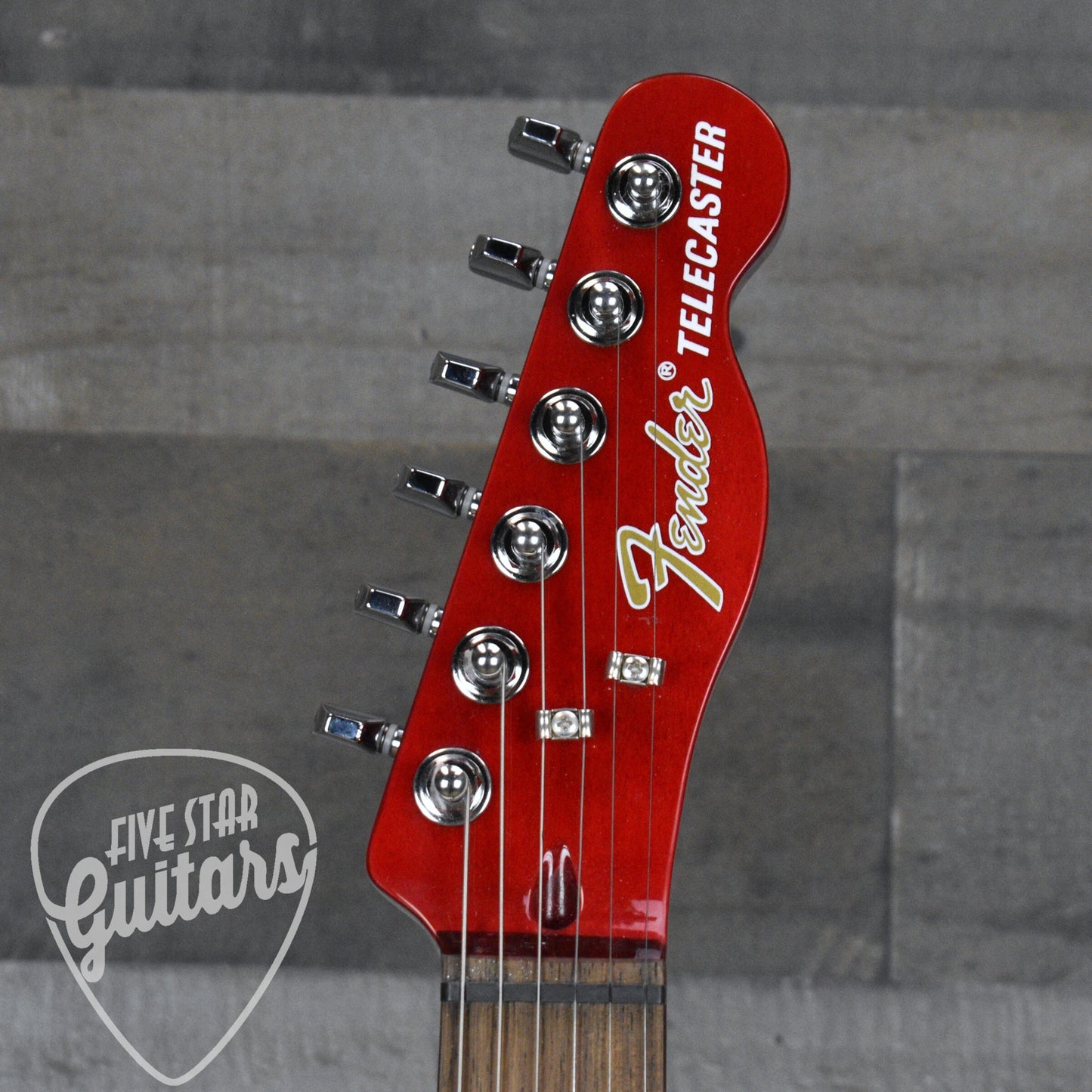 Fender JA-90 Telecaster Thinline - Crimson Red Transparent