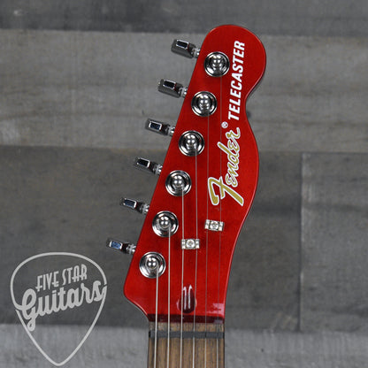 Fender JA-90 Telecaster Thinline - Crimson Red Transparent