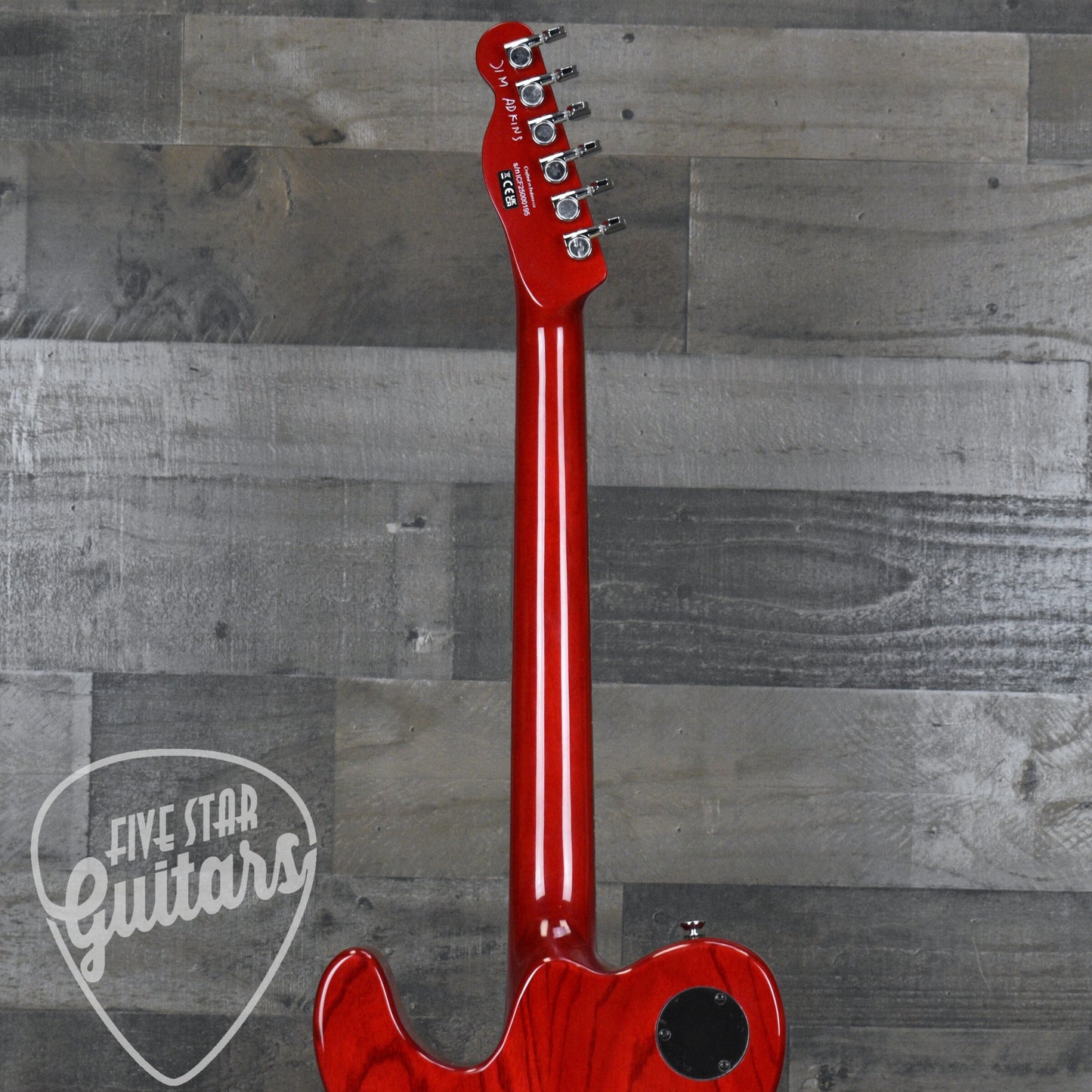 Fender JA-90 Telecaster Thinline - Crimson Red Transparent