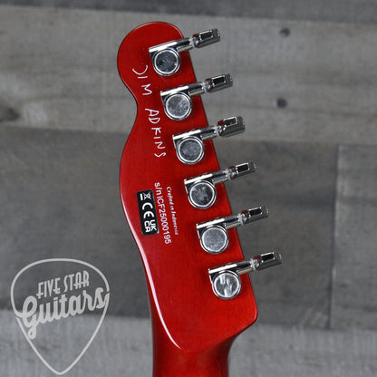 Fender JA-90 Telecaster Thinline - Crimson Red Transparent