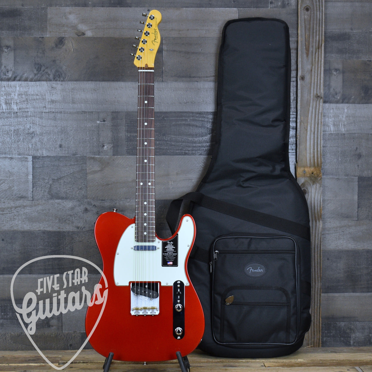 Fender Limited Edition American Professional Classic Telecaster Featuring the Fender Silent System - Candy Apple Red with Deluxe Gig Bag