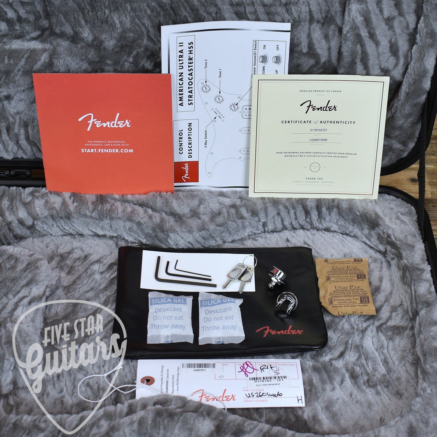 Fender Limited Edition American Ultra II Stratocaster HSS - Natural with Hardshell Case