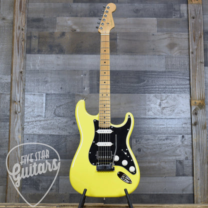 Fender Limited Edition American Ultra II Stratocaster HSS - Graffiti Yellow with Hardshell Case