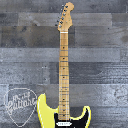 Fender Limited Edition American Ultra II Stratocaster HSS - Graffiti Yellow with Hardshell Case
