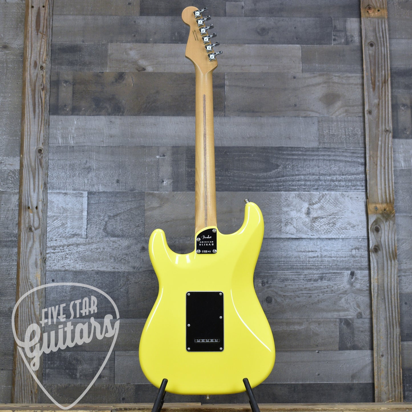 Fender Limited Edition American Ultra II Stratocaster HSS - Graffiti Yellow with Hardshell Case