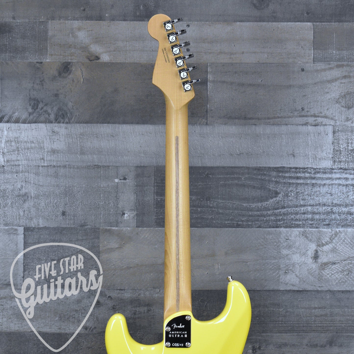 Fender Limited Edition American Ultra II Stratocaster HSS - Graffiti Yellow with Hardshell Case