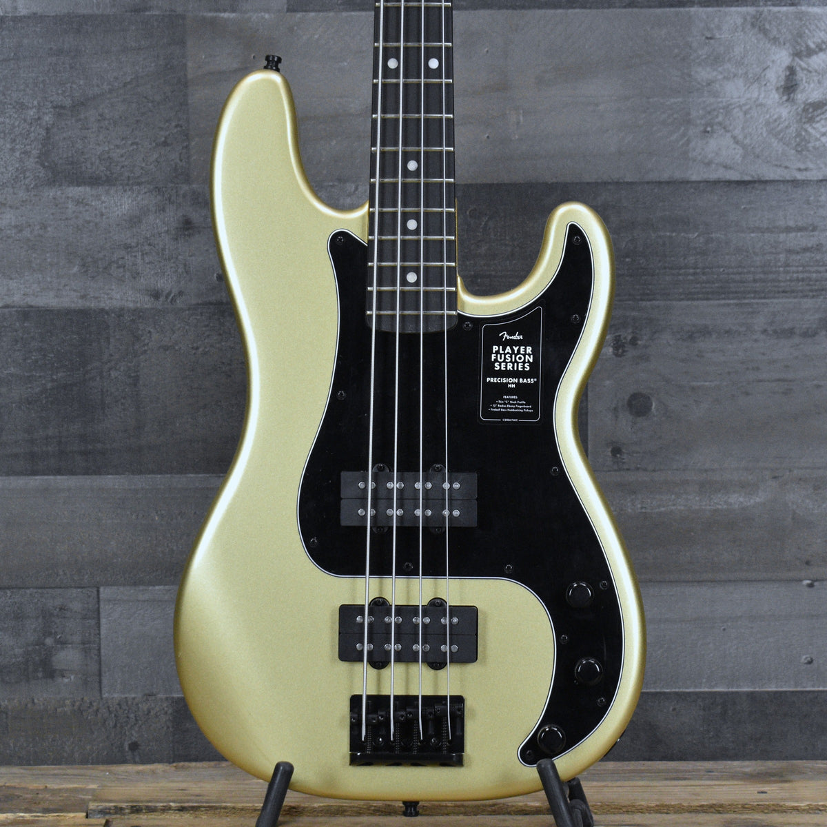 Fender Limited Edition Player Fusion Precision Bass  HH - Halo Metallic with Deluxe Gig Bag