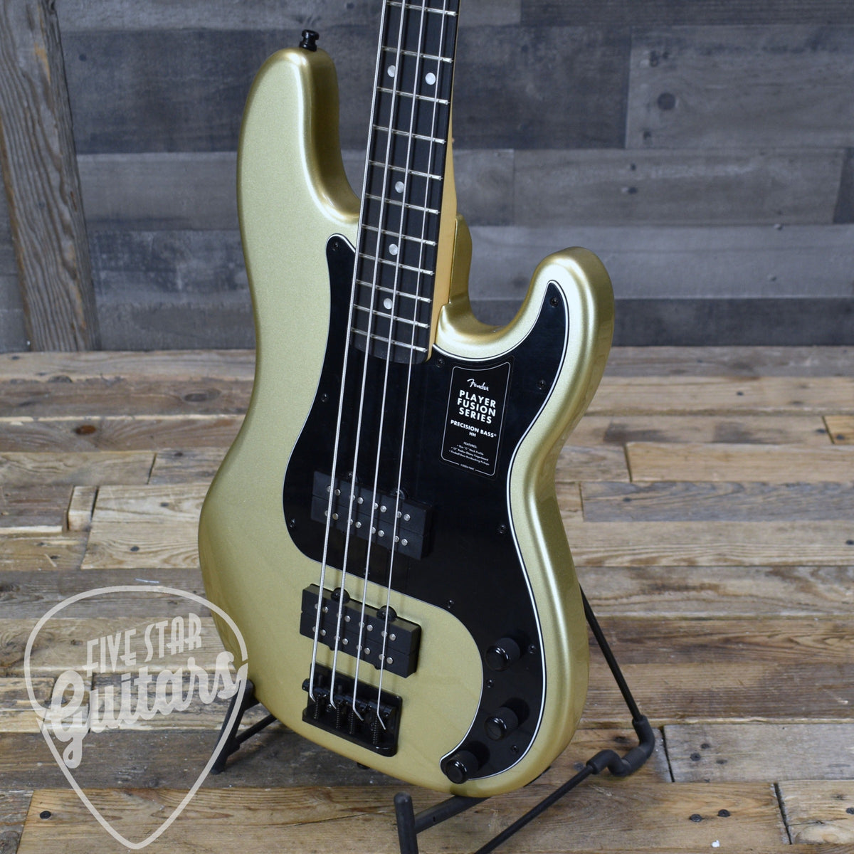 Fender Limited Edition Player Fusion Precision Bass  HH - Halo Metallic with Deluxe Gig Bag
